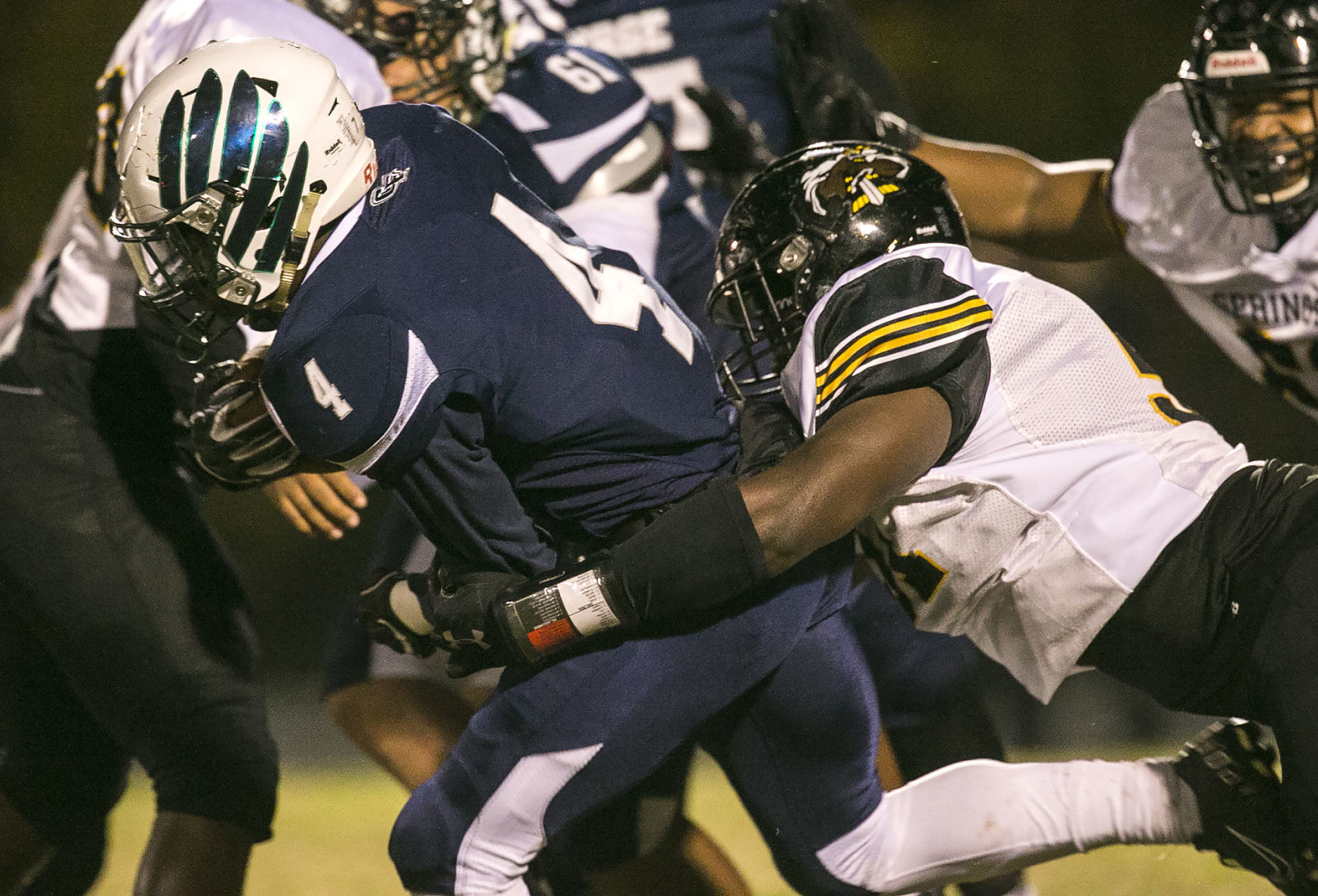 Highland Springs at Colonial Forge football